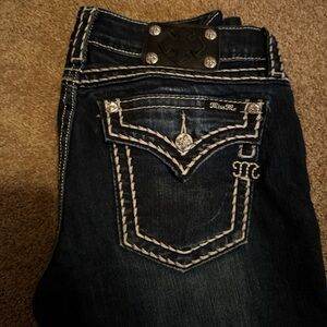 Miss Me Women's Dark Indigo Boot Cut Jeans